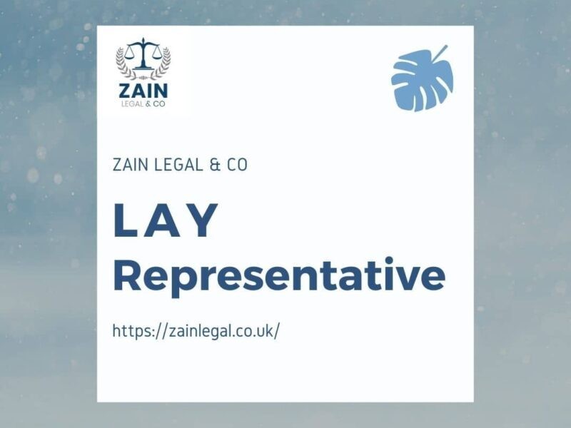 Lay representative zain legal