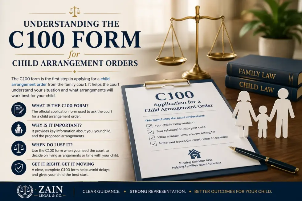 Understanding the C100 Form for Child Arrangement Orders